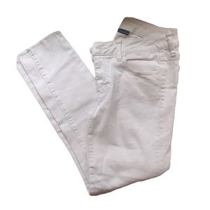 White American Eagle Crop Jeggings